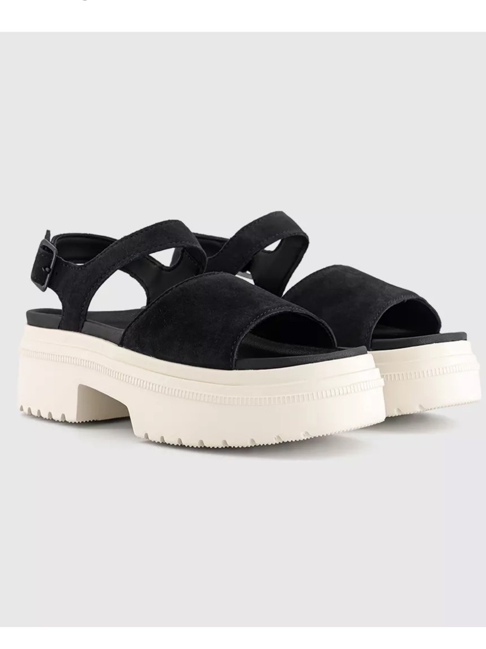 NWOB CONVERSE Chuck Taylor All Star Lugged Heel Sandal Black. MSRP $142